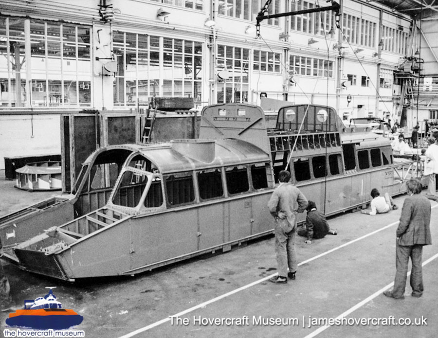 SRN6 close-up details - Factory (credit: The Hovercraft Museum Trust).